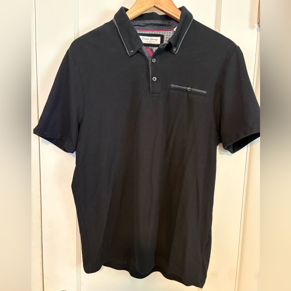 English Laundry Black Polo